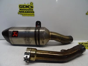 Kawasaki ZX6R ZX636 2013-2019 Akrapovic Exhaust Silencer End Can and Link Pipe - Picture 1 of 13