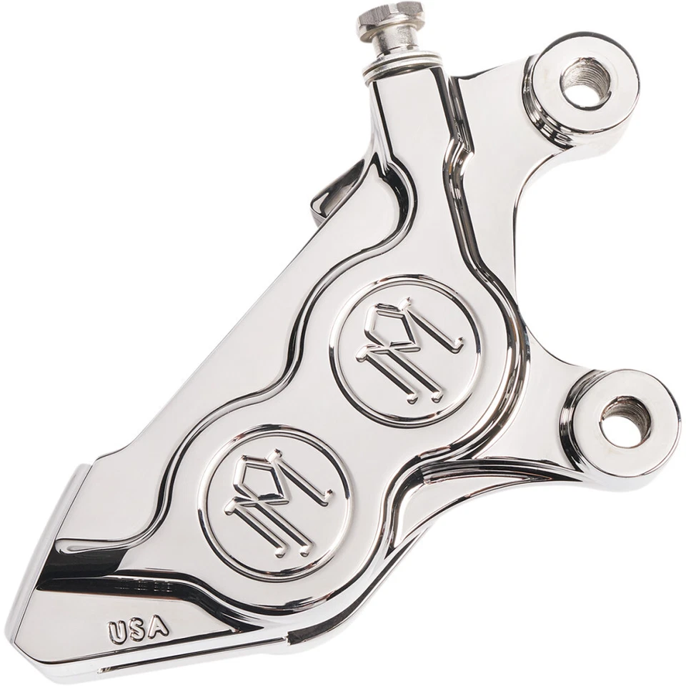 Performance Machine 4-Piston Brake Caliper - Chrome - Right Front | 0052-2424-CH - Image 1 of 1