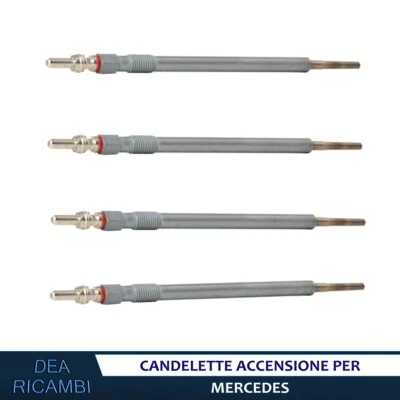 4x Candelette per MERCEDES CLASSE A, B 160 180 200 CDI W169 W245 04-12 CD2148 - Imagen 1 de 4