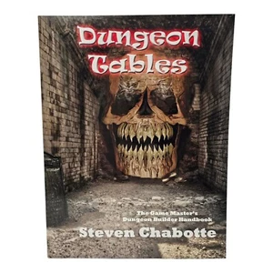Dungeon Tables: The Game Master's Dungeon Builder Handbook by Steven Chabotte Pa - Picture 1 of 7