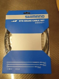 Cables de freno híbridos para bicicleta de montaña Shimano XTR (juego completo de cables) para frenos en V - Imagen 1 de 2