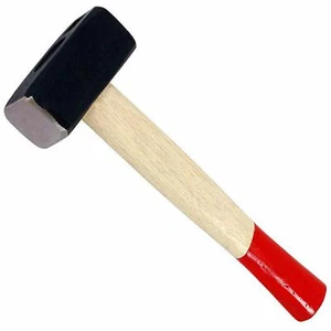 Martillo de bulto de palo de alta resistencia de 2 lb 1 kg cabeza de acero mango de madera fuerte constructores - Imagen 1 de 3
