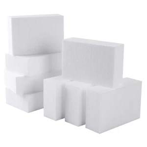 8 Pack Craft Foam Blocks Rectangle Foam Bricks for Arts Crafts, 6x4x2 Inch - Picture 1 of 7