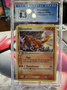 Pokemon Charmeleon - 29/100 - CGC 8.5 -EX Crystal Guardians - Picture 1 of 2