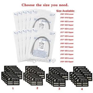 10 paquetes de alambre/soporte metálico Ortho activado térmicamente Niti activado por calor - Imagen 1 de 42