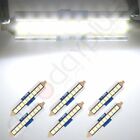 6X White 41mm 9-SMD-3030 Replace Car Bulbs Interior Festoon LED Lights Lamps