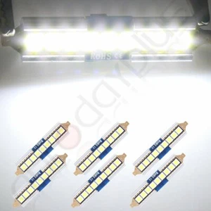 6X Blanco 41mm 9-SMD-3030 Reemplazar Bombillas Coche Interior Festón Luces LED Lámparas - Imagen 1 de 11