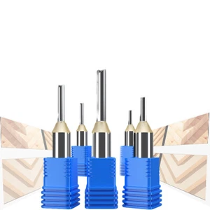 1/2" Hank 2 Flute Woodwork Milling Cutter Tct Router Bits Cnc Engraving Endmill - Picture 1 of 11