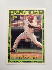 1994 Topps #28 TONY LONGMIRE Philadelphia Phillies baseball card
