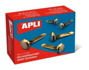Attache parisienne Ronde 17 mm Doré - Imagen 1 de 1