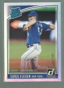 2018 Donruss Career Stat Line #49 Chris Flexen RR 166/500 (ref 81714) - Picture 1 of 1