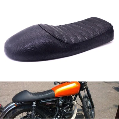 Black Hump Custom Cafe Racer Seat Vintage Saddle For Honda CB100 CB500T CL36 GN Foto 1 de 4