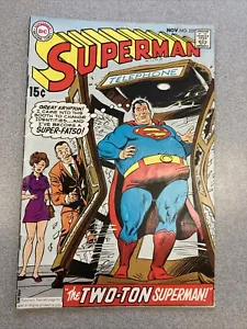 Superman 221 DC Comics Curt Swan Cover & Art Silver Age 1969 FN- - Picture 1 of 7