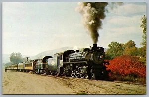Postcard Steamtown USA Bellows Falls VT #127 ex Canadian Pacific Railway #1278 - Bild 1 von 2