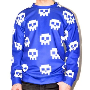 ¡NUEVO! SUDADERA IMPRESA ""8 BITS SPACE INVASORES"", Jumper, Suéter | 3D  - Imagen 1 de 1