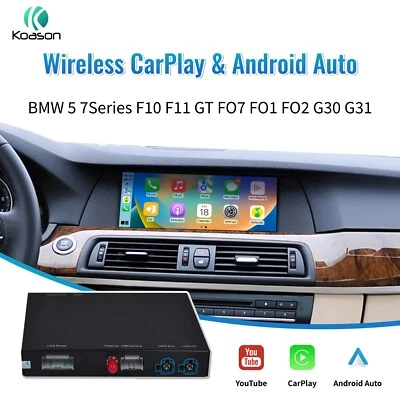 Wireless CarPlay Android Auto Box für BMW CIC 5 Series GT F07 F10 F11 F01 F04 - Bild 1 von 4