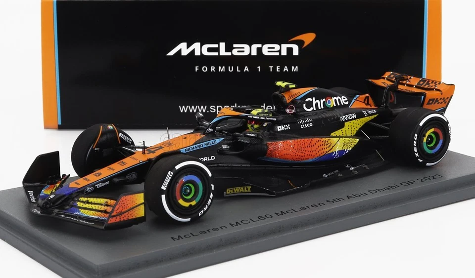 1/43 SPARK-MODEL - McLAREN - F1  MCL60 TEAM McLAREN N 4 5th ABU DHABI GP S8945 - Immagine 1 di 1