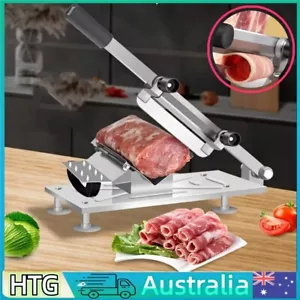 Manual Frozen Meat Slicer Mutton Beef Ham Cutter Cutting Machine Stainless Steel - Picture 1 of 10