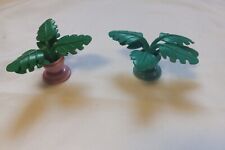 FISHER PRICE Loving Family Dollhouse Plants Lot Potted Green Ferns Accessories 
