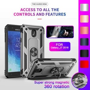 Armor ShockProof Rugged KuckStand Hard Case for Samsung A20e A80 2019 J4 J6 Plus - Picture 1 of 17