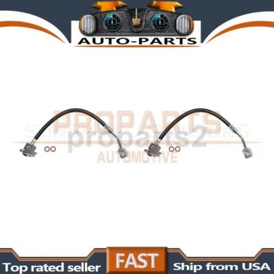 For 1997-2004 Chevrolet Corvette 5.7L 2x Brake Hydraulic Hose Front - Imagem 1 de 4