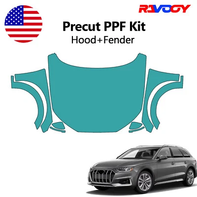 Для Audi A4 Allroad 2020-2025 капот + крыло передний бампер краска защитная пленка PPF - Изображение 1 из 4