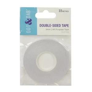 Dot & Dab doppelseitiges Klebeband 3 mm x 22 m - Bild 1 von 1