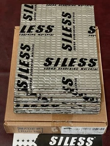 SILESS 80 Mil 10 Sqft Car Sound Deadening Mat Butyl Auto Sound Deadener Sheets - Picture 1 of 11