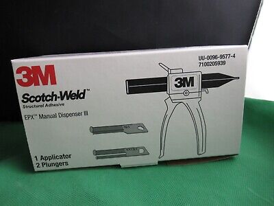 3M Scotch-Weld Manual Dispenser Lll 1x Applicator + 2x Plungers 10:1 And 2:1  II • 48£