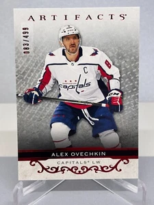 21-22 Alex Ovechkin /499 Washington Capitals #104 UD Artifacts Ruby - Bild 1 von 2