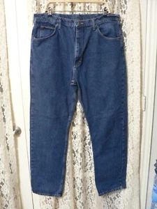 # AUSTIN CLOTHING CO MEN SZ 40 (38x33) JEANS-HIGH RISE-STRAIGHT-100% COTTON-EUC - Picture 1 of 8