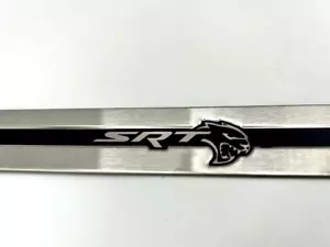 17-23 Dodge Challenger SRT Hellcat Door Sill Guards Trim Molding Edge Mopar OEM - Picture 1 of 3