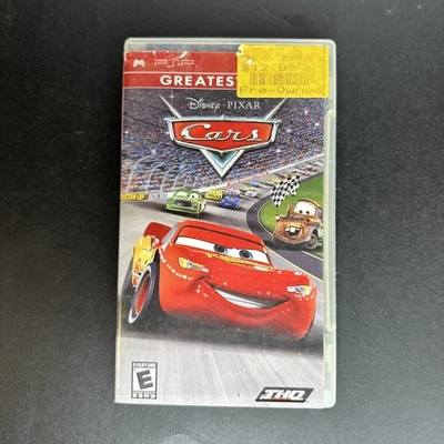 Cars (Sony PSP, 2006) - Disney Pixar - Greatest Hits With Manual - TESTED Works - Image 1 of 4