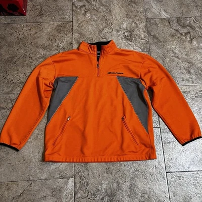 Pullover TOMMY HILFIGER 1/4 Cremallera Manga Larga Talla Grande Naranja Foto 1 de 4