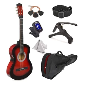 Kids-Friendly 30" Basswood Classical Guitar with Case and Music Accessories - Picture 1 of 4