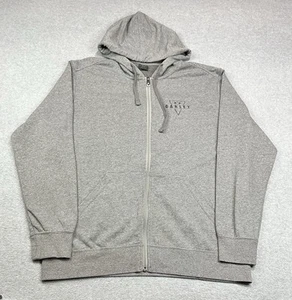Sudadera Oakley Para Hombre Gris Mediana Cremallera Completa Sudadera con Capucha Peso Medio Ropa Activa Calentamiento - Imagen 1 de 8