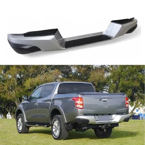 Stoßstange hinten Silber & Schwarz mit Halterungen für Mitsubishi L200 KL1T 2.4TD 4/2015+ - Bild 1 von 8