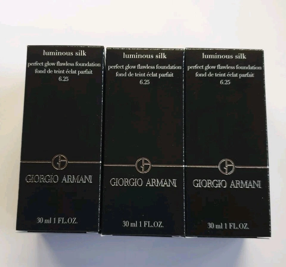 3x Armani Luminous Silk 6.25 Foundation 3x 30ml NEU/Ovp  - Bild 1 von 4