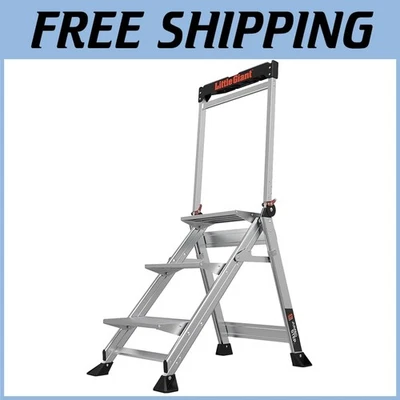 Foldable Aluminum Stool, 2.2-Ft, 375 lb Capacity - Image 1 of 4