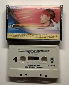 COUNTRY WILLIE NELSON CITY OF NEW ORLEANS CASSETTE TAPE 1984 EXCELLENT - Picture 1 of 3