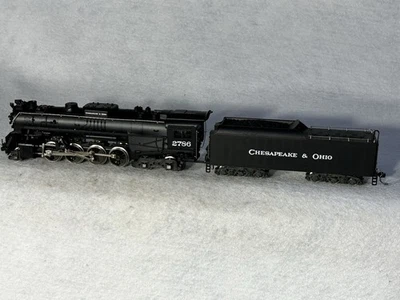 Beautiful Rivarossi C & O RR 2-8-4 Berkshire Loco HO (Ex Box/Pil. Piece/Bell) - Image 1 of 4