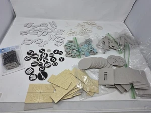 Huge Lot Of Chipboard Scrapbooking ABCs, Letters, Embellishments, Alphabet Craft - Picture 1 of 10
