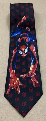 Vintage Spider Man Marvel Super Hero Comic Necktie Tie - Image 1 of 2