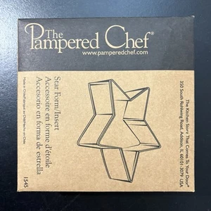 Pampered Chef Metall STERN Form Einsatz #1545 Kuchen Plätzchenform Backform Urlaub - Bild 1 von 3