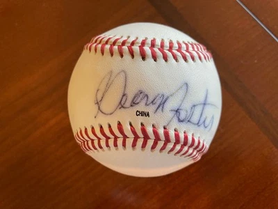 Autógrafo de béisbol firmado por George Foster MLB Foto 1 de 2