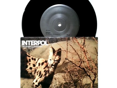 Interpol – The Heinrich Maneuver 7" Record 2007 Promo Capitol Rock 45 RPM - Image 1 of 4