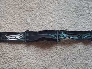 Maschera/Occhiale Paintball - Maschera Flex Proflex Vintage Cinturino Tribale Verde - Foto 1 di 2