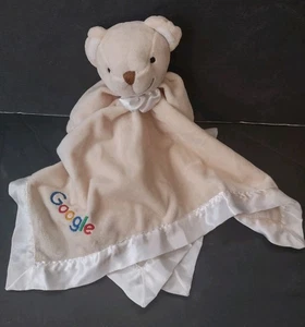 GOOGLE 17.5" Oso Tostado Lovey Peluche Bebé Manta - ¡LINDA! - Imagen 1 de 9