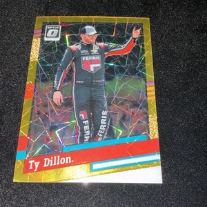 Ty Dillon 2024 Donruss NASCAR Retro Óptica Oro Velocidad Prizm #09/10 #124 - Imagen 1 de 2