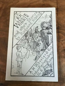 Rudyard Kipling Wee Willie Winkie Indian Railway Library - Picture 1 of 1
